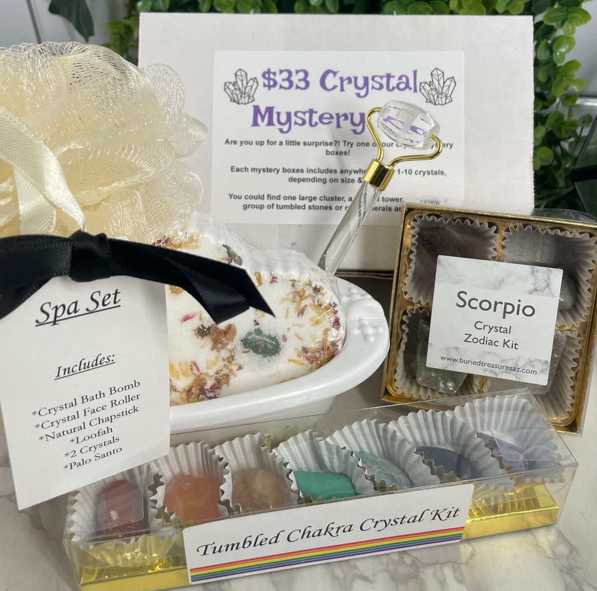 Raw Crystal Collector's Box, Crystal Kit, Crystal Gift Set, Meditation  Altar, Crystal Gift Box, Crystal Collection
