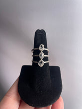 Load image into Gallery viewer, Herkimer Diamond SZ 7 Sterling Silver Ring