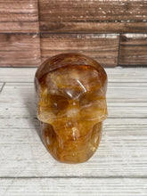 Load image into Gallery viewer, Golden Healer Skull Carving