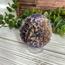 Load image into Gallery viewer, Grape Chalcedony Sphere