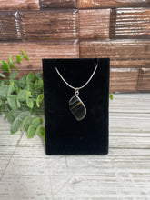 Load image into Gallery viewer, Blue Tiger Eye Sterling Silver Pendant