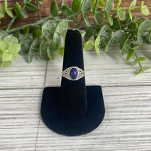 Load image into Gallery viewer, Lapis Lazuli Size 7 Sterling Silver Ring