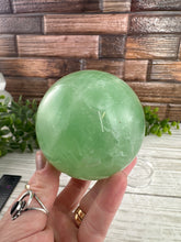 Load image into Gallery viewer, Green Fluorite Sphere