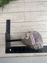 Load image into Gallery viewer, Amethyst and Calcite on Stand