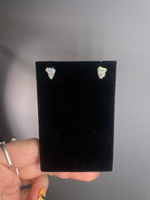Load image into Gallery viewer, Ethiopian Opal Sterling Silver Stud Earrings