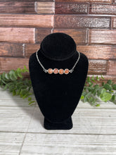 Load image into Gallery viewer, Sunstone Beaded Wire-Wrapped Necklace