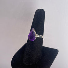 Load image into Gallery viewer, Amethyst Size 8 Sterling Silver Ring