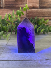 Load image into Gallery viewer, Volcanic Agate Obelisk Small