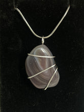 Load image into Gallery viewer, Botswana Agate Wire-Wrapped Pendant