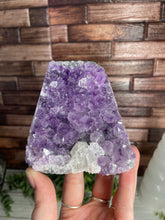 Load image into Gallery viewer, Amethyst Geode With Calcite