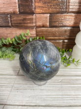 Load image into Gallery viewer, Sunset Labradorite Sphere Large
