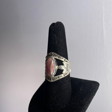 Load image into Gallery viewer, Rhodochrosite Size 8 Sterling Silver Ring
