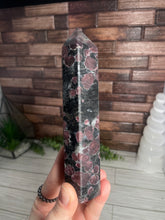 Load image into Gallery viewer, Garnet & Arfvedsonite Tower