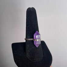 Load image into Gallery viewer, Amethyst Size 9 Sterling Silver Ring