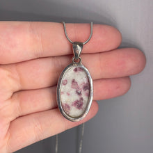 Load image into Gallery viewer, Pink Tourmaline Sterling Silver Pendant