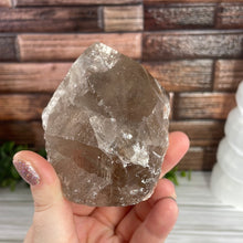 Load image into Gallery viewer, Smoky Quartz Half-Polished Point