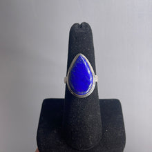 Load image into Gallery viewer, Lapis Lazuli Size 7 Sterling Silver Ring
