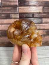 Load image into Gallery viewer, Golden Healer Skull Carving