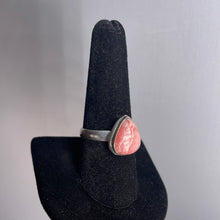 Load image into Gallery viewer, Rhodochrosite Size 9 Sterling Silver Ring