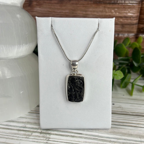 Shungite Sterling Silver Necklace