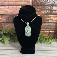 Load image into Gallery viewer, Ruby Fuchsite Wire-Wrapped Pendant
