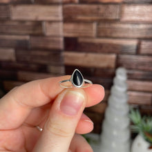 Load image into Gallery viewer, Black Onyx Size 6 Sterling Silver Ring