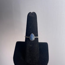Load image into Gallery viewer, Sapphire Size 8 Sterling Silver Ring