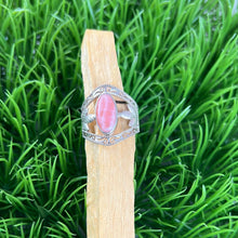 Load image into Gallery viewer, Rhodochrosite Sterling Silver Ring Size 10