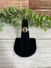 Load image into Gallery viewer, Tiger Eye Size 5 Sterling Silver Ring
