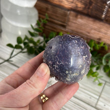 Load image into Gallery viewer, Grape Chalcedony Sphere