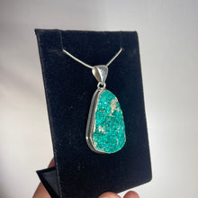 Load image into Gallery viewer, Dioptase Sterling Silver Pendant