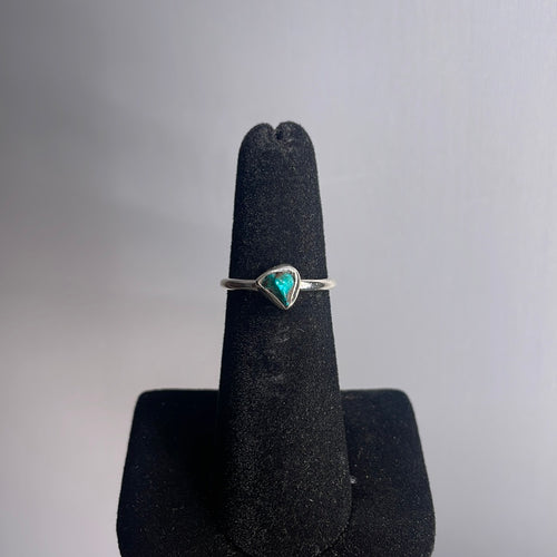 Chrysocolla Size 5 Sterling Silver Ring