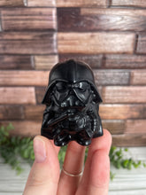 Load image into Gallery viewer, Black Obsidian Darth Vader Carving