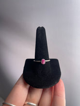 Load image into Gallery viewer, Ruby SZ 10 Sterling Silver Ring