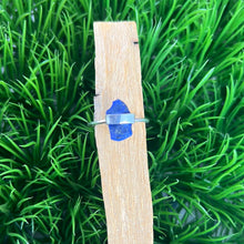 Load image into Gallery viewer, Lapis Lazuli Sterling Silver Ring Size 10