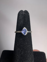 Load image into Gallery viewer, Tanzanite SZ 4 Sterling Silver Ring