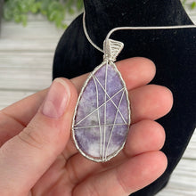 Load image into Gallery viewer, Lepidolite Wire-Wrapped Pendant