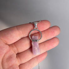 Load image into Gallery viewer, Kunzite Sterling Silver Pendant