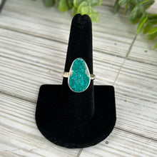 Load image into Gallery viewer, Dioptase Sterling Silver Ring SZ 9