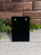 Load image into Gallery viewer, Peridot Sterling Silver Stud Earrings