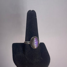 Load image into Gallery viewer, Labradorite Size 10 Sterling Silver Ring
