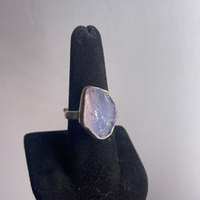 Load image into Gallery viewer, Lavender Rose Quartz Size 9 Sterling Silver Ring