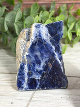 Load image into Gallery viewer, Small Sodalite Half-Polished Freeform