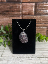 Load image into Gallery viewer, Botswana Agate Wire-Wrapped Pendant
