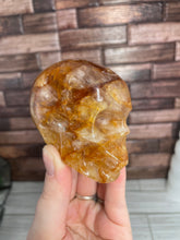 Load image into Gallery viewer, Golden Healer Skull Carving