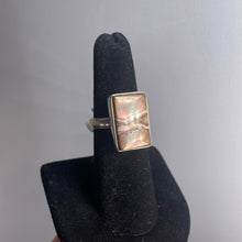 Load image into Gallery viewer, Agatized Copper Size 7 Sterling Silver Ring