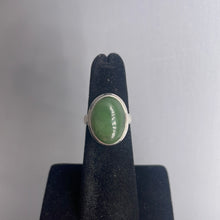 Load image into Gallery viewer, Jade Size 5 Sterling Silver Ring