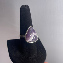 Load image into Gallery viewer, Amethyst Size 9 Sterling Silver Ring
