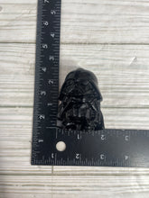 Load image into Gallery viewer, Black Obsidian Darth Vader Carving
