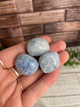 Load image into Gallery viewer, Blue Calcite Tumbled Stone